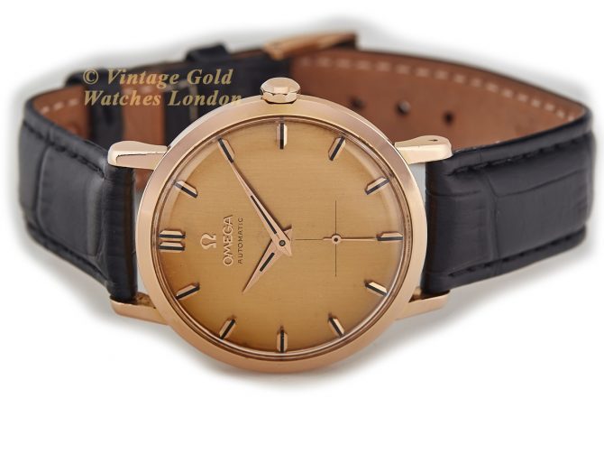 Omega Cal.491 Automatic 18ct Pink Gold 1958 36mm (9)