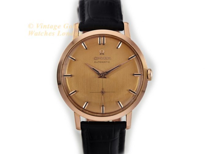 Omega Cal.491 Automatic 18ct Pink Gold 1958 36mm (6)
