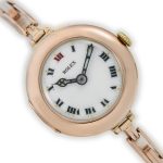Ladies Rolex Cocktail Watch 9ct Pink Gold 1914 Porcelain Dial mobile navigation (15)