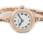 Ladies Rolex Cocktail Watch 9ct Pink Gold 1914 Porcelain Dial mobile navigation (7)