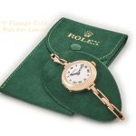 Ladies Rolex Cocktail Watch 9ct Pink Gold 1914 Porcelain Dial mobile navigation (13)
