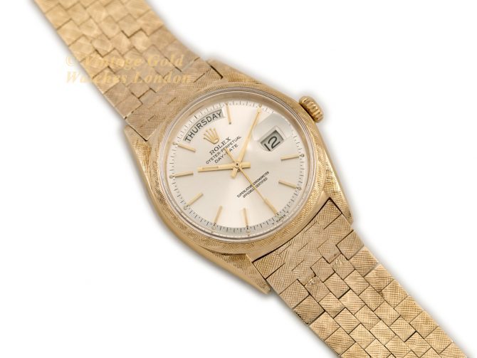 Rare Rolex Oyster Perpetual ‘Florentine’ Day-Date Ref.1806 18ct 1961 (8)