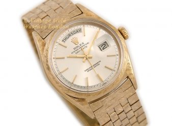 Rare Rolex Oyster Perpetual ‘Florentine’ Day-Date Ref.1806 18ct 1961 - hover