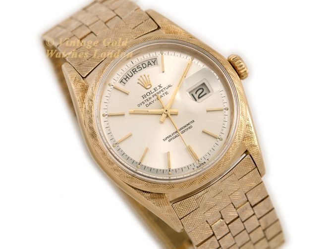 Rare Rolex Oyster Perpetual ‘Florentine’ Day-Date Ref.1806 18ct 1961 (2)