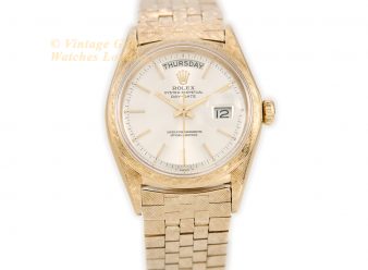 Rare Rolex Oyster Perpetual ‘Florentine’ Day-Date Ref.1806 18ct 1961