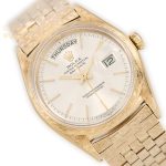 Rare Rolex Oyster Perpetual ‘Florentine’ Day-Date Ref.1806 18ct 1961 mobile navigation (1)