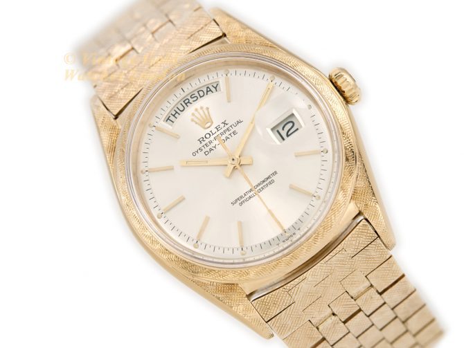 Rare Rolex Oyster Perpetual ‘Florentine’ Day-Date Ref.1806 18ct 1961 (1)