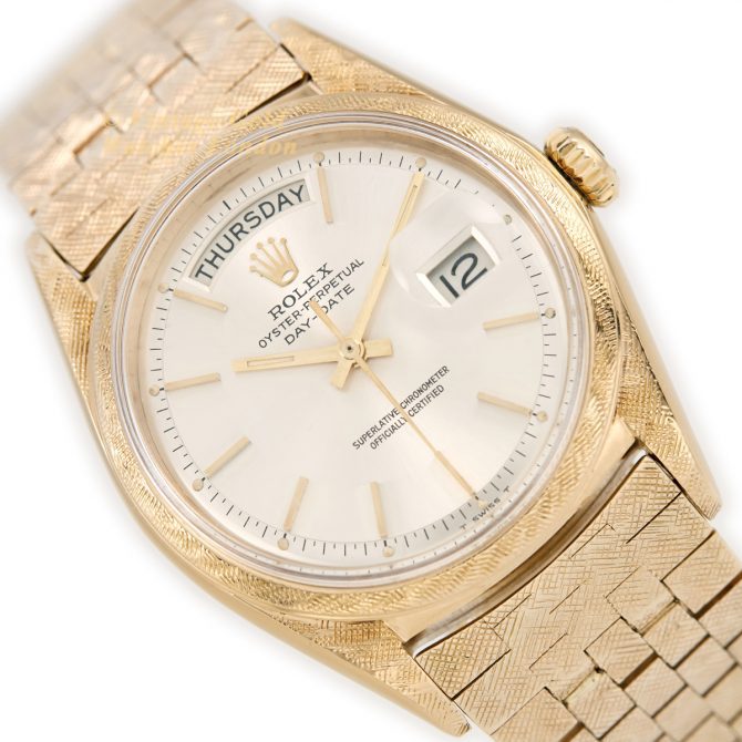 Rare Rolex Oyster Perpetual ‘Florentine’ Day-Date Ref.1806 18ct 1961 (15)