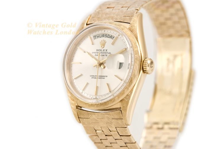 Rare Rolex Oyster Perpetual ‘Florentine’ Day-Date Ref.1806 18ct 1961 (5)