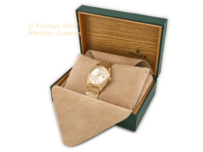 Rare Rolex Oyster Perpetual ‘Florentine’ Day-Date Ref.1806 18ct 1961 (13)