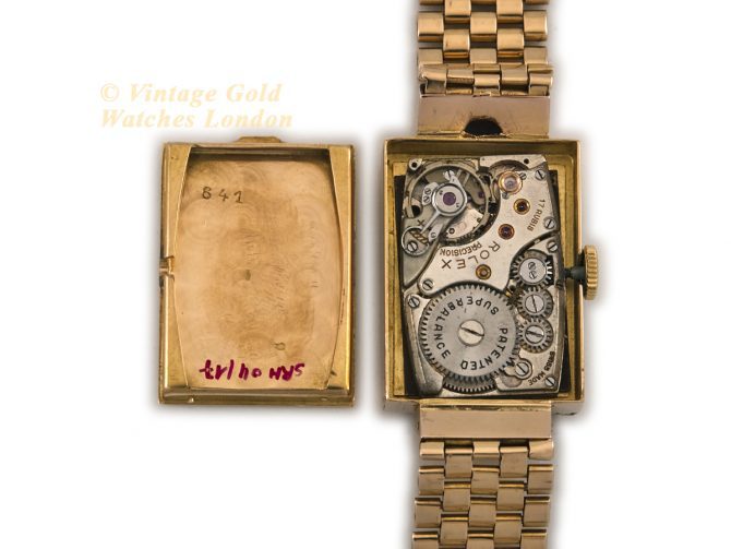 Rolex Precision 18ct Pink Gold c1942 (12)