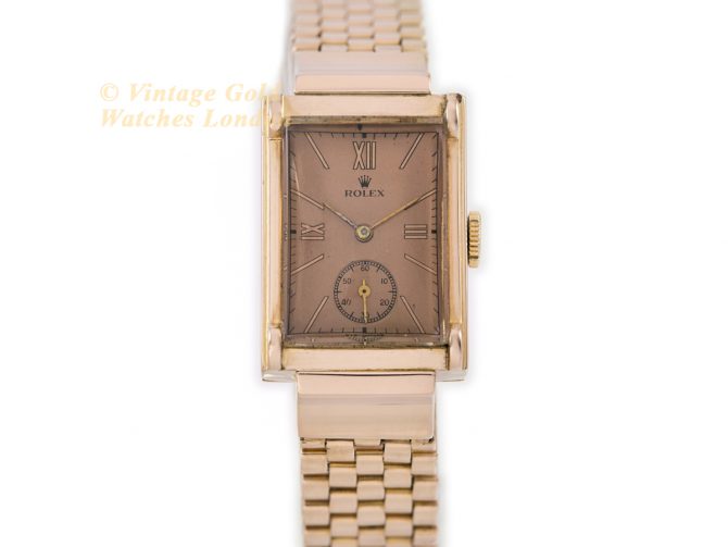 Rolex Precision 18ct Pink Gold c1942 (4)