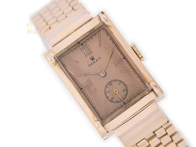 Rolex Precision 18ct Pink Gold c1942 (1)