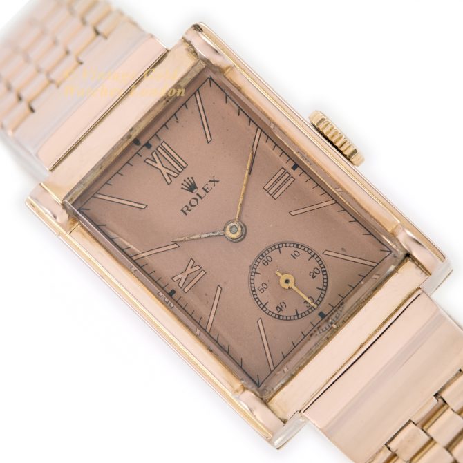 Rolex Precision 18ct Pink Gold c1942 (15)