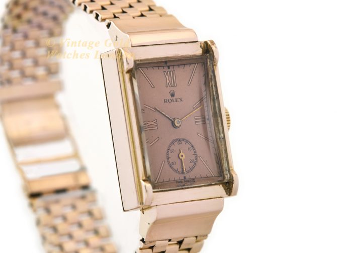Rolex Precision 18ct Pink Gold c1942 (3)