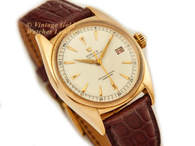 Rolex Oyster Perpetual Ref.6105 18ct 1952 Red Date (2)