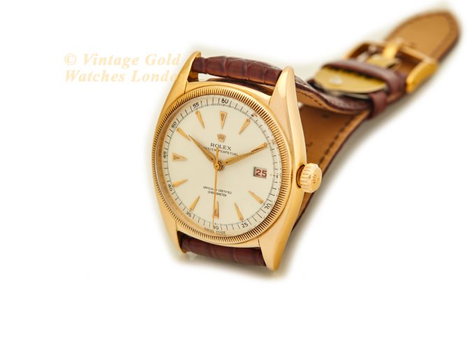 Rolex Oyster Perpetual Ref.6105 18ct 1952 Red Date (6)