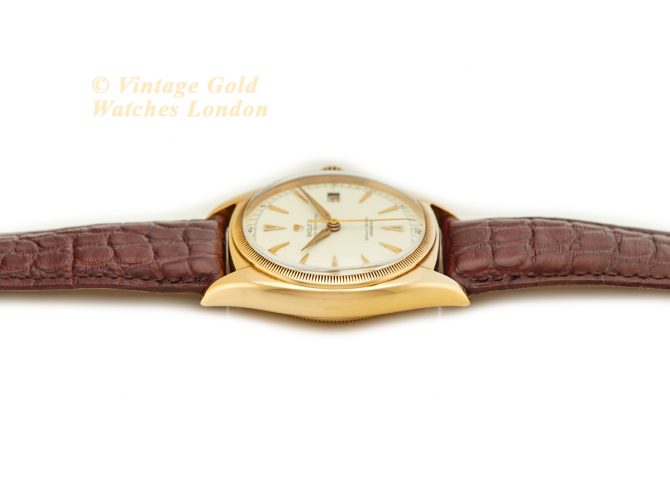 Rolex Oyster Perpetual Ref.6105 18ct 1952 Red Date (10)