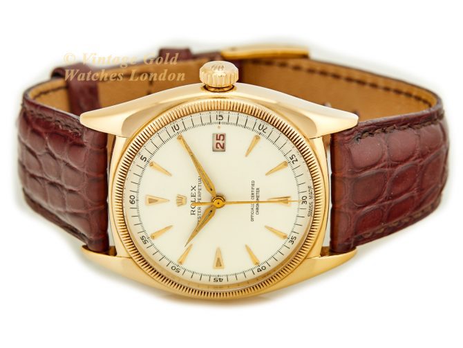 Rolex Oyster Perpetual Ref.6105 18ct 1952 Red Date (7)