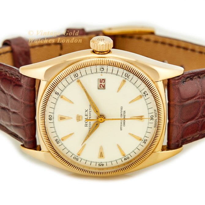 Rolex Oyster Perpetual Ref.6105 18ct 1952 Red Date (15)