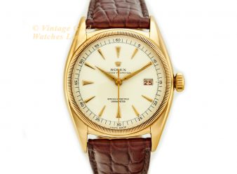 Rolex Oyster Perpetual Ref.6105 18ct 1952 Red Date