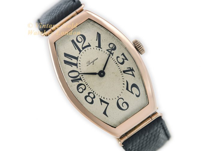 Longines Cal.13.3 14ct Pink Gold c1921 (1)