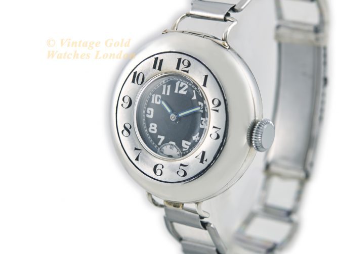 Rolex Half Hunter Sterling Silver 1917 (5)