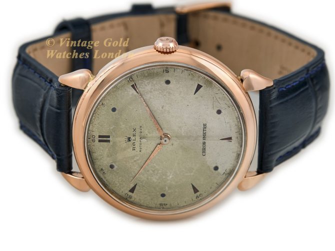 Rolex Chronometre Automatic 18ct Pink Gold c1952 (7)