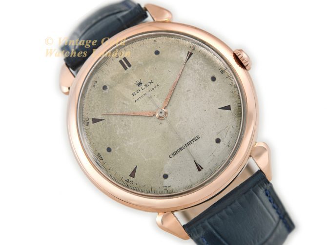 Rolex Chronometre Automatic 18ct Pink Gold c1952 (1)