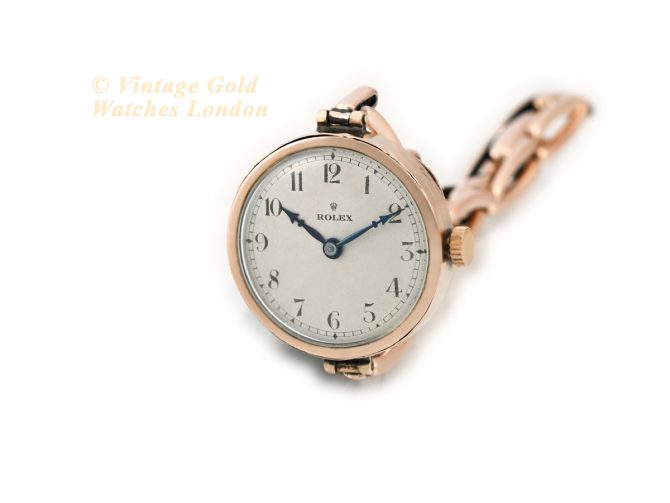Ladies Rolex Cal.9¾ 9ct Pink Gold 1922 (6)