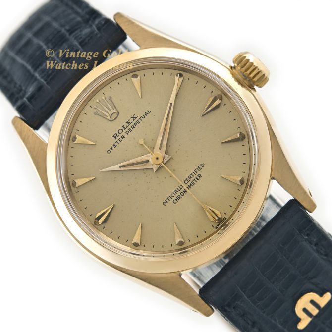 Ladies Rolex Oyster Perpetual Model Ref.6551 18ct 1958 (15)