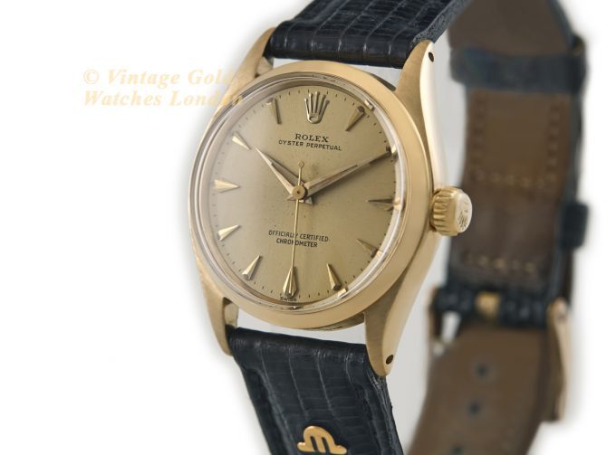 Ladies Rolex Oyster Perpetual Model Ref.6551 18ct 1958 (5)