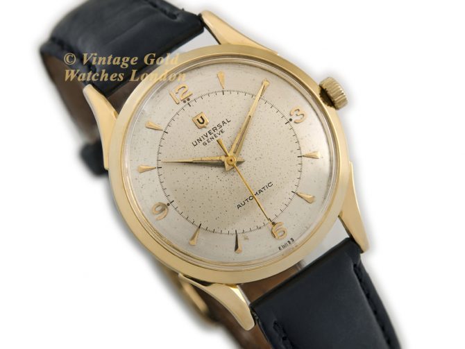 Universal Geneve Bumper Automatic 18ct c1955 (2)