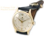 Universal Geneve Bumper Automatic 18ct c1955 mobile navigation (6)