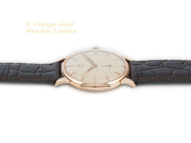 Omega Cal.266 18ct Pink Gold 1954 Oversize (10)