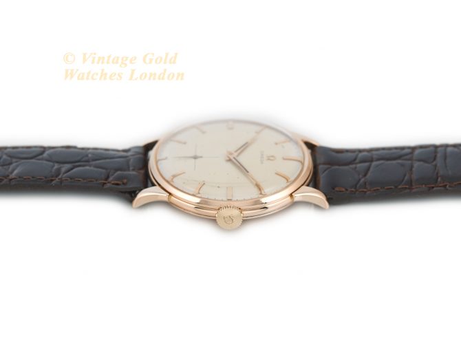 Omega Cal.266 18ct Pink Gold 1954 Oversize (9)