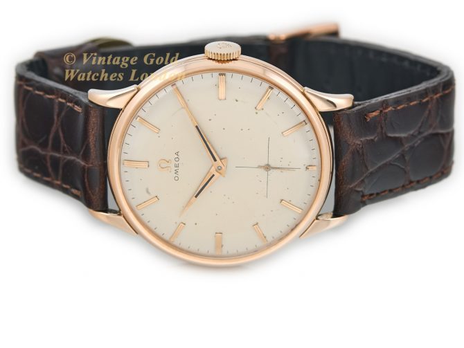 Omega Cal.266 18ct Pink Gold 1954 Oversize (7)