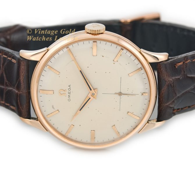 Omega Cal.266 18ct Pink Gold 1954 Oversize (14)