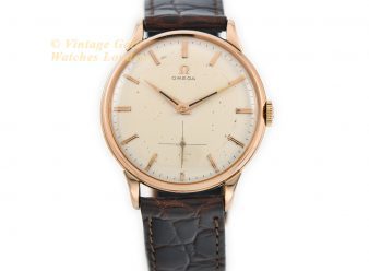 Omega Cal.266 18ct Pink Gold 1954 Oversize