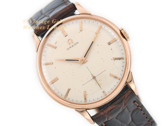 Omega Cal.266 18ct Pink Gold 1954 Oversize (1)