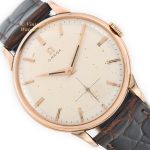 Omega Cal.266 18ct Pink Gold 1954 Oversize mobile navigation (15)