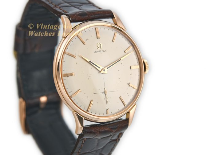 Omega Cal.266 18ct Pink Gold 1954 Oversize (3)