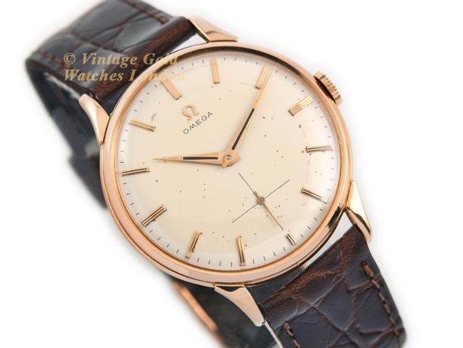 Omega Cal.266 18ct Pink Gold 1954 Oversize (2)