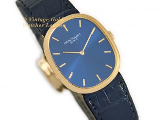 Patek Philippe Ellipse Ref.3848 18ct 1974 Incl Box & Papers - hover