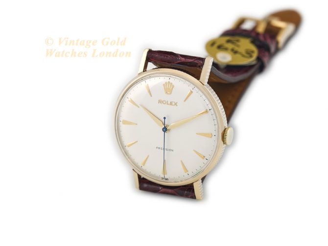Rolex Precision Coin Edge Cal.1210 9ct 1959 (6)