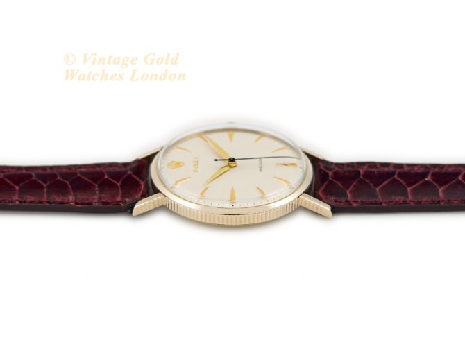 Rolex Precision Coin Edge Cal.1210 9ct 1959 (10)