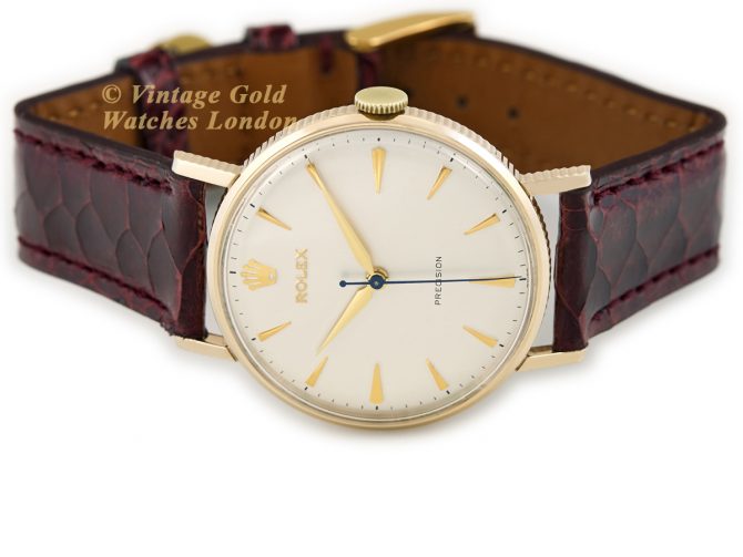 Rolex Precision Coin Edge Cal.1210 9ct 1959 (7)