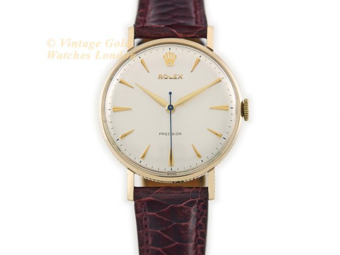 Rolex Precision Coin Edge Cal.1210 9ct 1959 (4)