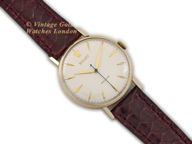 Rolex Precision Coin Edge Cal.1210 9ct 1959 (8)