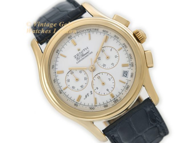 Zenith El Primero Limited Edition No. 2 of 400 Ref 30.0220 400 18ct c1993 (1)